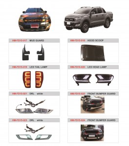 ສໍາລັບ 2016 RANGER T7 MUD Guard
