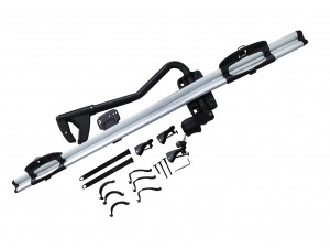 un portabiciclette sul tetto dell'auto/suv/pick-up
