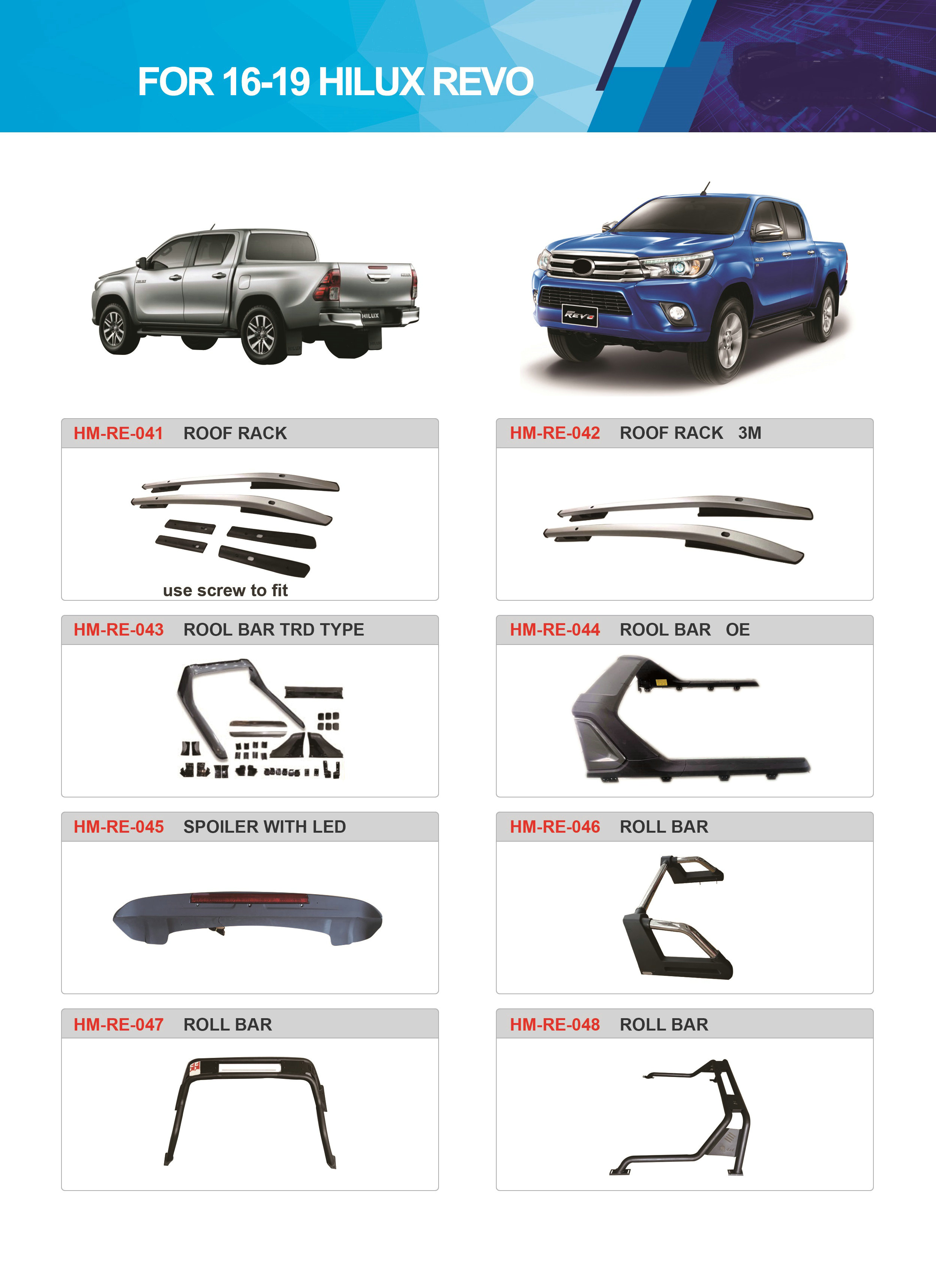 For 16-19 Hilux Revo Featured Image