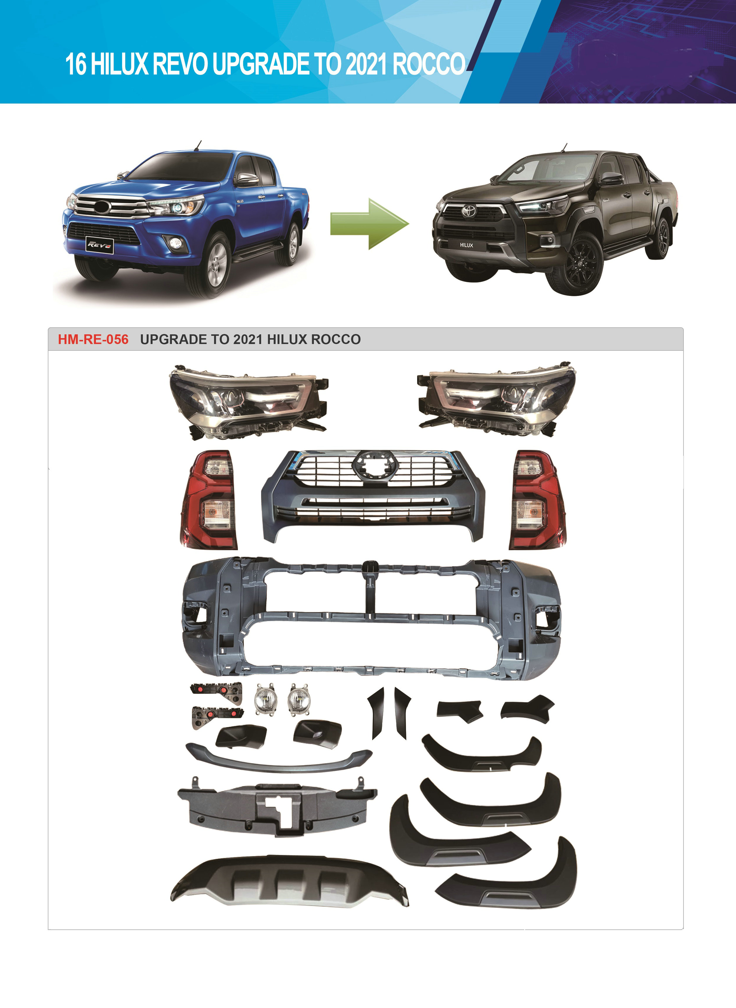 16 Hilux Revo Upgrade To 21 Rocco Featured Image
