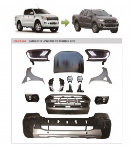 POUR LE RANGER T6 2012, CHANGEMENT AUX KITS DE CARROSSERIE RAPTOR