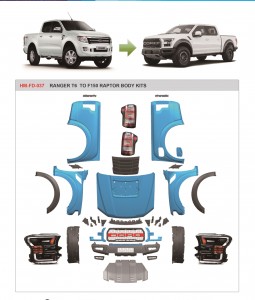 UNTUK RANGER T6 2012 GANTI BODY KIT RAPTOR