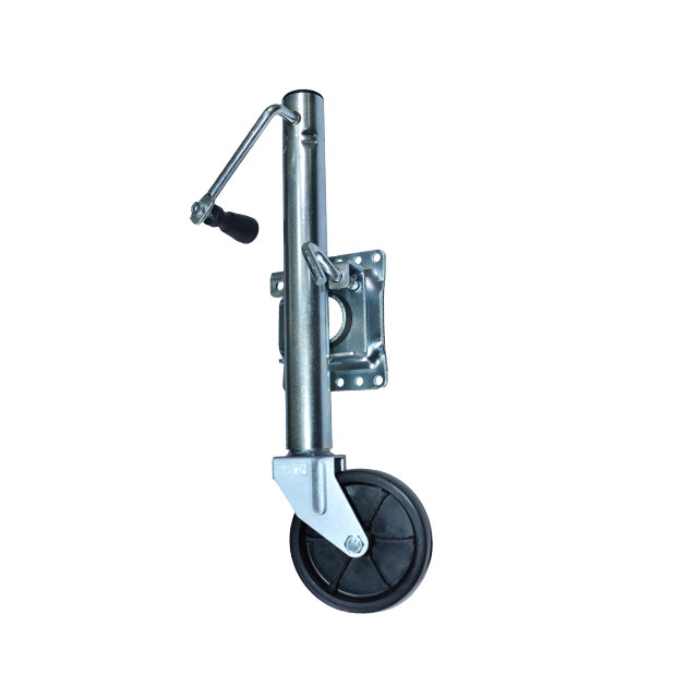 Marine double wheel jacks 6 inch PVC wheel trailer jack