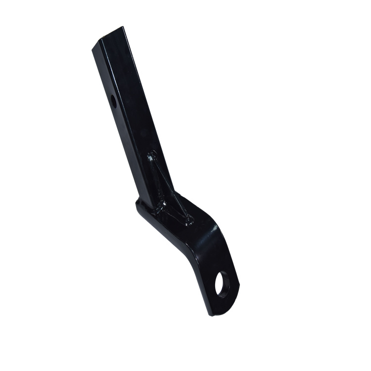 2 Inch Ball Mount With 6 Inch Drop x 10 Inch Long Tube Black