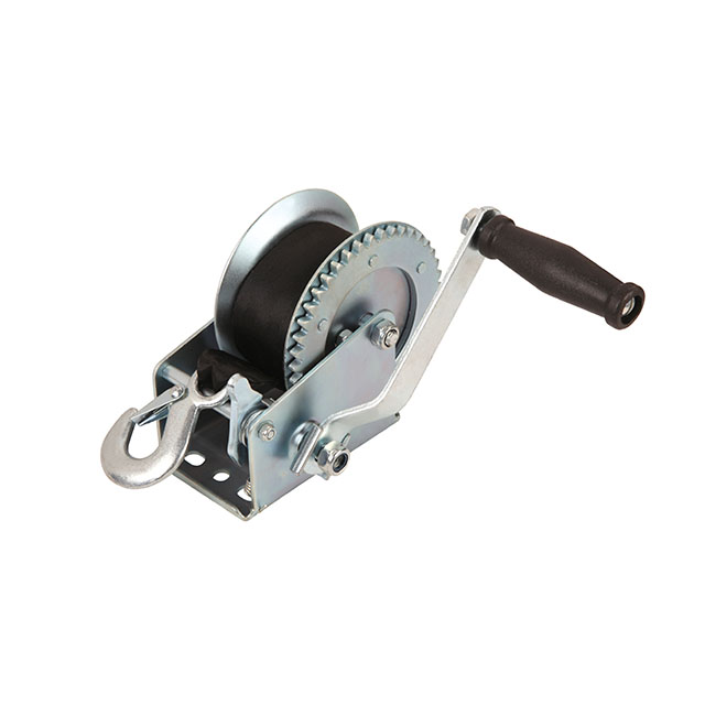 Zinc plated 1500lbs hand winch