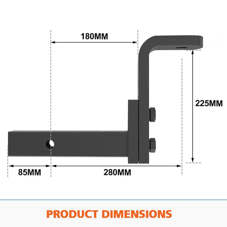 Australia Style 2" Hitch Towing Trailer Adjustable Towbar Ball Mount Featured Image