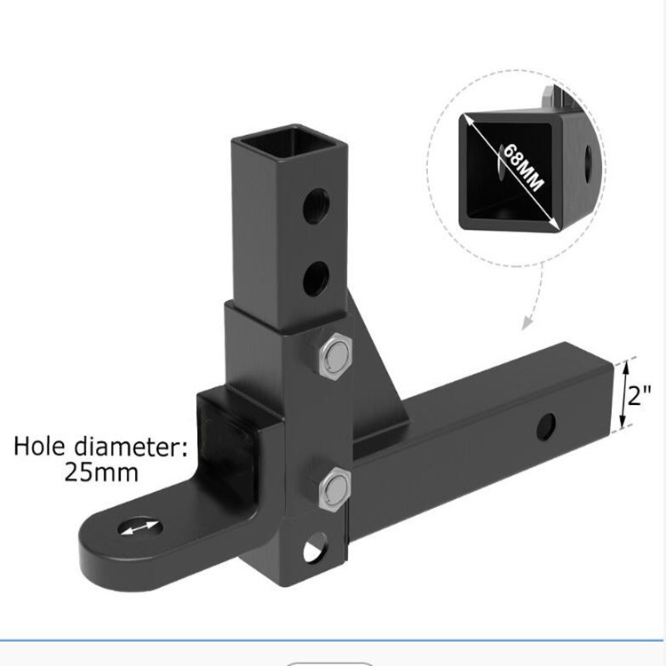 2" Hitch Trailer/Car Towing Adjustable Towbar Ball Mount Featured Image