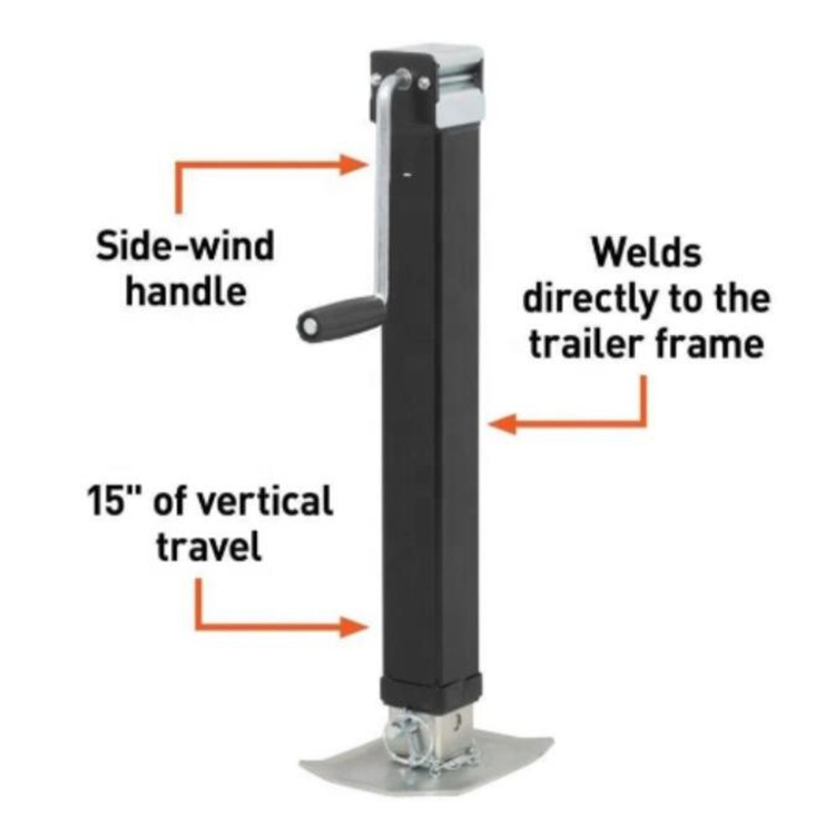 15" Travel Square Sidewind Jack