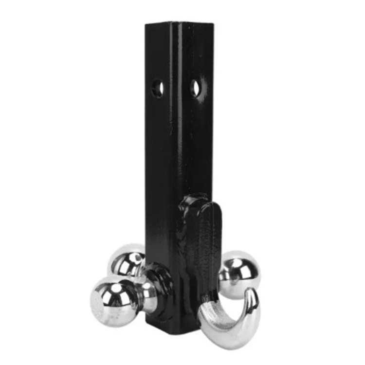 Triple Ball Mount with Hook 1 7/8in 3500LB 2in 5000LB 2  5/16in 8000LB Trailer Towing Hauling