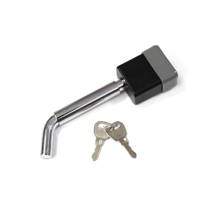 1/2" Interchangeable Towing Hitch Pin Lock Trailer Hitch Lock with 5/8" Adapter