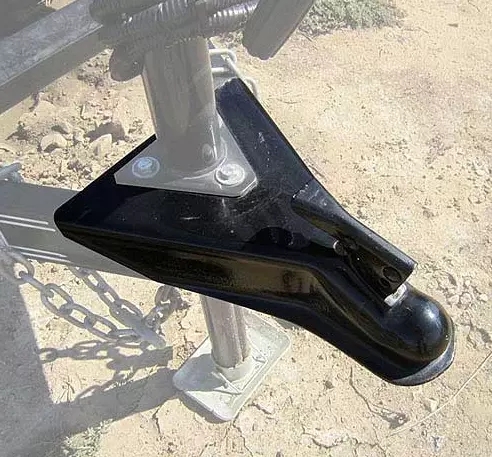 A frame Trailer coupler for 2 inch hitch ball