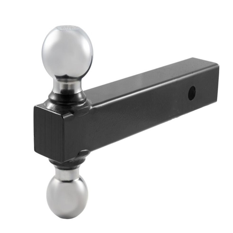 1-7/8 In. & 2 In. Black Double Ball Mount