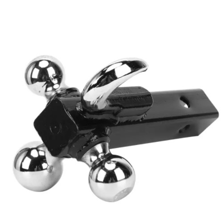 Trailer Hitch Multi-ball Ball Mount with Towing Hook