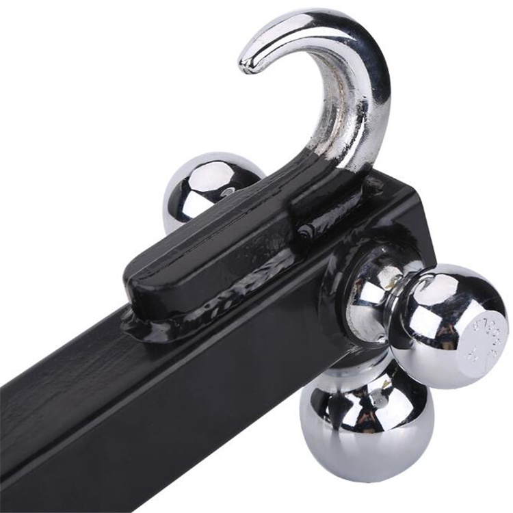 Triple Tri 3 Ball Trailer Hitch with Hook Receiver Mount Towing 1-7/8" 2" 2-5/16"