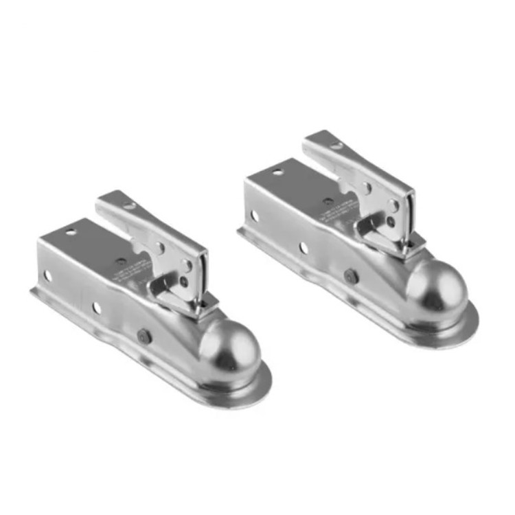 2000lbs 2-1/2" Channel Zinc Plated Straight Tongue Trailer Coupler