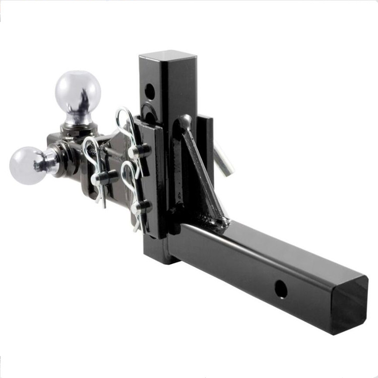 Heavy duty Adjustable Trailer Hitch  Triple Ball Mount Featured Image