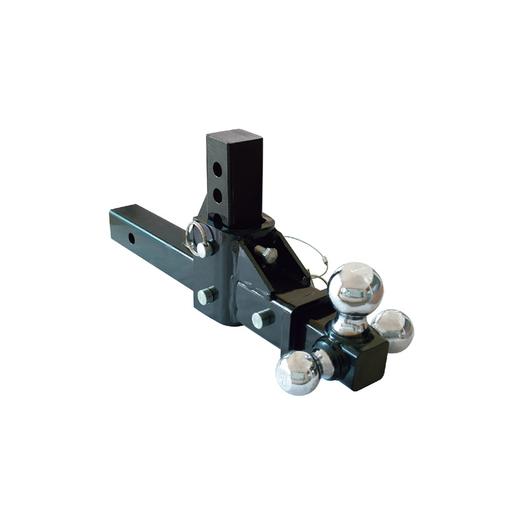 Adjustable Drop Hitches Tow Bar Trailer Tri-Ball Mount