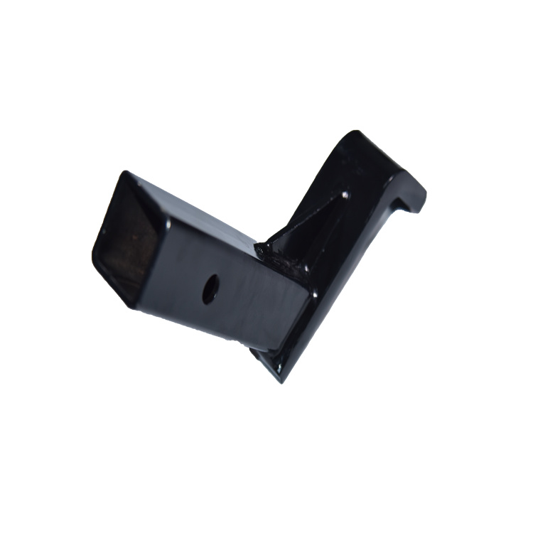 2 Inch Ball Mount With 6 Inch Drop x 10 Inch Long Tube Black