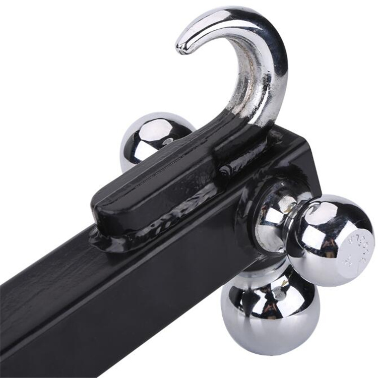 China Chrome Tri-ball Mount Adjustable Ball Mount with 1 7/8in. 2in. 2 5/16in. Ball and Hook