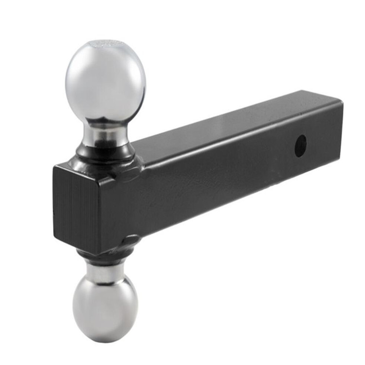 Solid Double Ball Mount with Chrome Ball
