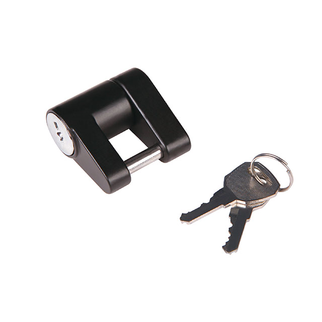 narrow trailer coupler lock with key