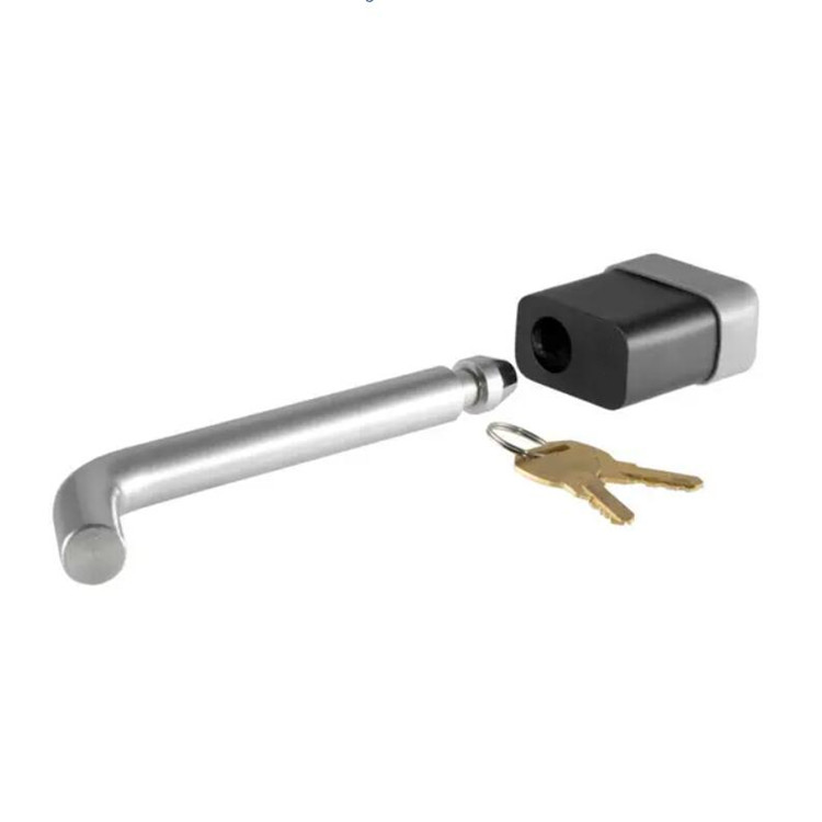 5/8" Chrome Car trailer Safe Pin Lock Trailer Hitch Lock