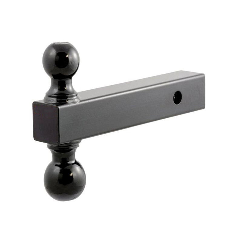 Black 2"x 2" Shank Trailer Double ball Mounts Featured Image
