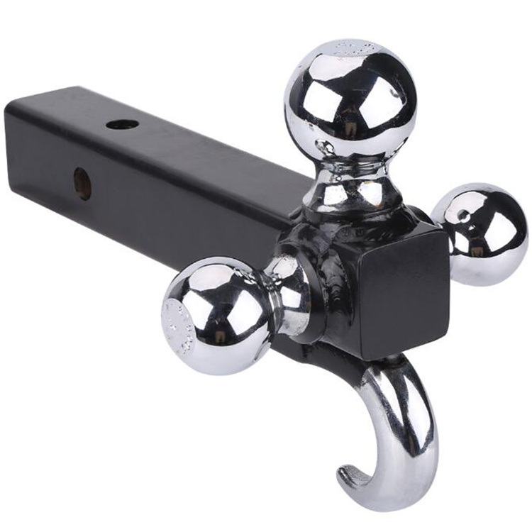 2" shank Triple Ball Mount with Tow Hook